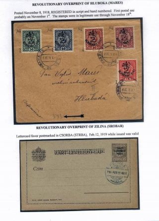 CZECHOSLOVAKIA - THE FIRST REPUBLIC (1918-1939) – sheet 4