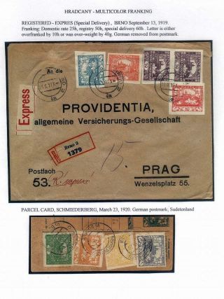 CZECHOSLOVAKIA - THE FIRST REPUBLIC (1918-1939) – sheet 16