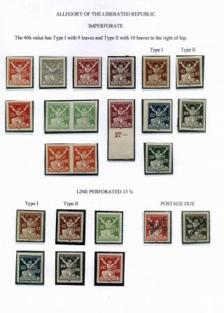 CZECHOSLOVAKIA - THE FIRST REPUBLIC (1918-1939) – sheet 63