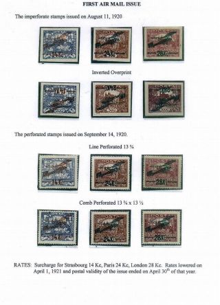 CZECHOSLOVAKIA - THE FIRST REPUBLIC (1918-1939) – sheet 87
