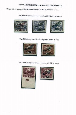 CZECHOSLOVAKIA - THE FIRST REPUBLIC (1918-1939) – sheet 89