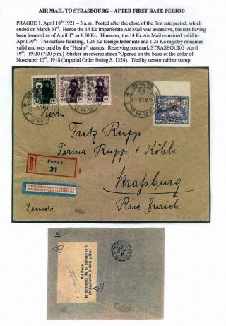 CZECHOSLOVAKIA - THE FIRST REPUBLIC (1918-1939) – sheet 91