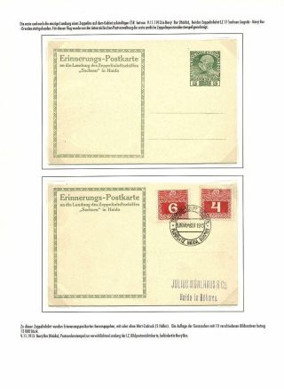 TSCHECHOSLOWAKISCHE LUFTPOST (VON DEN ANFÄNGEN BIS 1930) – Blatt 3