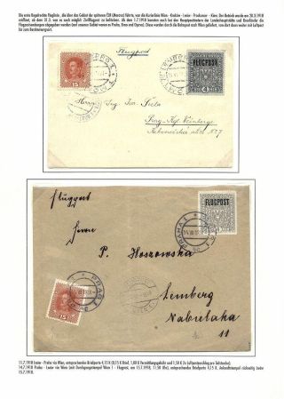 TSCHECHOSLOWAKISCHE LUFTPOST (VON DEN ANFÄNGEN BIS 1930) – Blatt 8