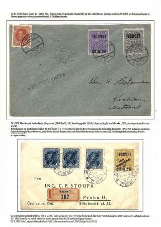 TSCHECHOSLOWAKISCHE LUFTPOST (VON DEN ANFÄNGEN BIS 1930) – Blatt 10