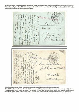 TSCHECHOSLOWAKISCHE LUFTPOST (VON DEN ANFÄNGEN BIS 1930) – Blatt 11