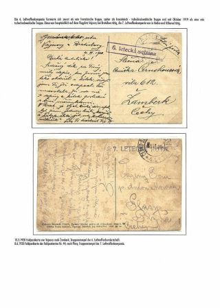 TSCHECHOSLOWAKISCHE LUFTPOST (VON DEN ANFÄNGEN BIS 1930) – Blatt 12