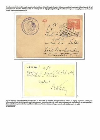 TSCHECHOSLOWAKISCHE LUFTPOST (VON DEN ANFÄNGEN BIS 1930) – Blatt 15