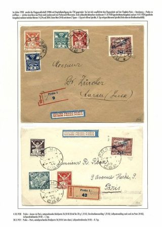 TSCHECHOSLOWAKISCHE LUFTPOST (VON DEN ANFÄNGEN BIS 1930) – Blatt 16