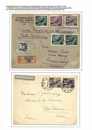 TSCHECHOSLOWAKISCHE LUFTPOST (VON DEN ANFÄNGEN BIS 1930) – Blatt 33