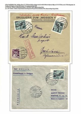 TSCHECHOSLOWAKISCHE LUFTPOST (VON DEN ANFÄNGEN BIS 1930) – Blatt 44