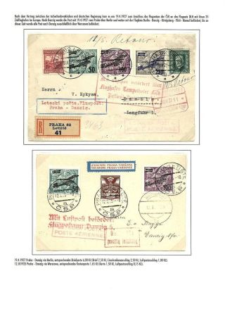 TSCHECHOSLOWAKISCHE LUFTPOST (VON DEN ANFÄNGEN BIS 1930) – Blatt 82