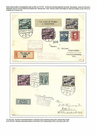 TSCHECHOSLOWAKISCHE LUFTPOST (VON DEN ANFÄNGEN BIS 1930) – Blatt 86