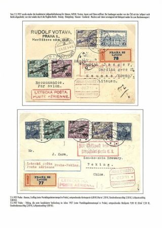 TSCHECHOSLOWAKISCHE LUFTPOST (VON DEN ANFÄNGEN BIS 1930) – Blatt 89