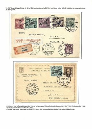 TSCHECHOSLOWAKISCHE LUFTPOST (VON DEN ANFÄNGEN BIS 1930) – Blatt 90