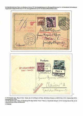TSCHECHOSLOWAKISCHE LUFTPOST (VON DEN ANFÄNGEN BIS 1930) – Blatt 92