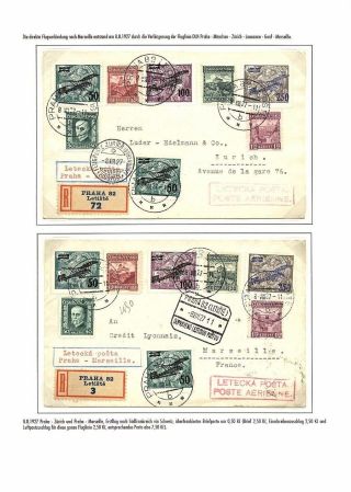 TSCHECHOSLOWAKISCHE LUFTPOST (VON DEN ANFÄNGEN BIS 1930) – Blatt 95
