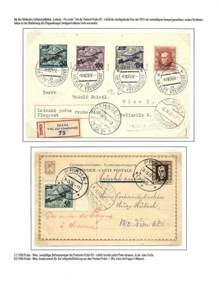 ČESKOSLOVENSKÁ LETECKÁ POŠTA (OD ZAČÁTKŮ DO 1930) – list 101