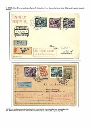 ČESKOSLOVENSKÁ LETECKÁ POŠTA (OD ZAČÁTKŮ DO 1930) – list 111