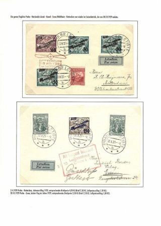 TSCHECHOSLOWAKISCHE LUFTPOST (VON DEN ANFÄNGEN BIS 1930) – Blatt 113