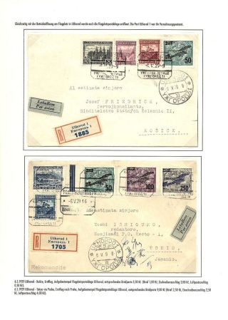 TSCHECHOSLOWAKISCHE LUFTPOST (VON DEN ANFÄNGEN BIS 1930) – Blatt 117