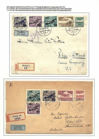 TSCHECHOSLOWAKISCHE LUFTPOST (VON DEN ANFÄNGEN BIS 1930) – Blatt 127