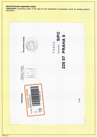 AUTOMATION VON EINGESCHRIEBENE POST IN TSCHECHOSLOWAKEI UND TSCHECHEI – Blatt 16