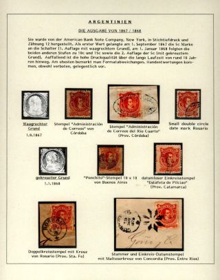 POSTKLASICKÁ VYDÁNÍ ARGENTINY 1867-1890 – list 4