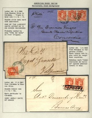 POSTKLASICKÁ VYDÁNÍ ARGENTINY 1867-1890 – list 8