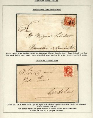 POSTKLASICKÁ VYDÁNÍ ARGENTINY 1867-1890 – list 9