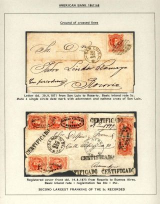 POSTKLASICKÁ VYDÁNÍ ARGENTINY 1867-1890 – list 14
