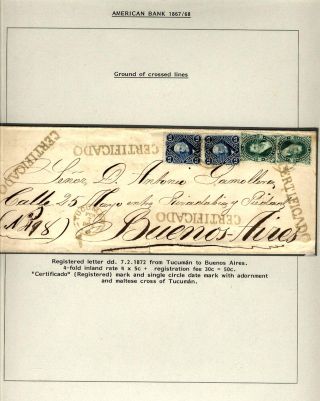 POSTKLASICKÁ VYDÁNÍ ARGENTINY 1867-1890 – list 18