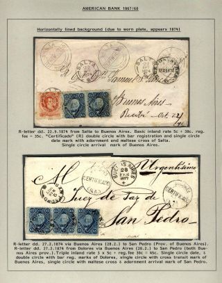 POSTKLASICKÁ VYDÁNÍ ARGENTINY 1867-1890 – list 22