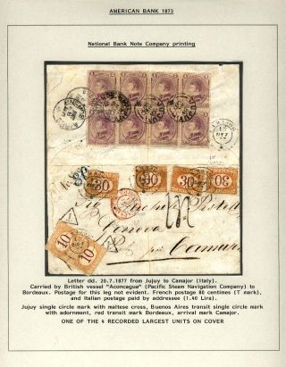 POSTKLASICKÁ VYDÁNÍ ARGENTINY 1867-1890 – list 28