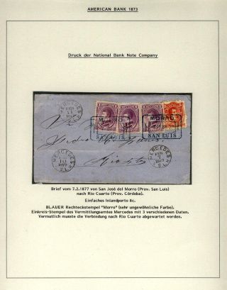 POSTKLASICKÁ VYDÁNÍ ARGENTINY 1867-1890 – list 33