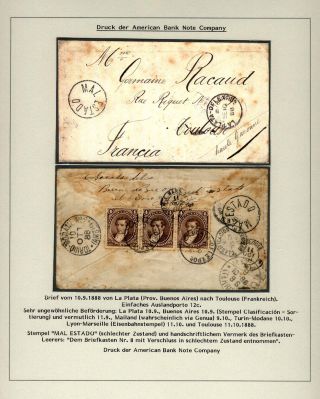 POSTKLASICKÁ VYDÁNÍ ARGENTINY 1867-1890 – list 34