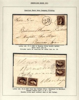 POSTKLASICKÁ VYDÁNÍ ARGENTINY 1867-1890 – list 35
