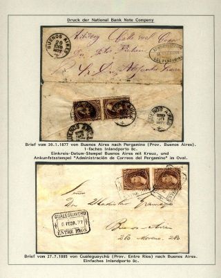 POSTKLASICKÁ VYDÁNÍ ARGENTINY 1867-1890 – list 36