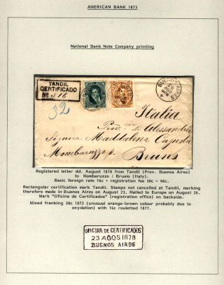 POSTKLASICKÁ VYDÁNÍ ARGENTINY 1867-1890 – list 38