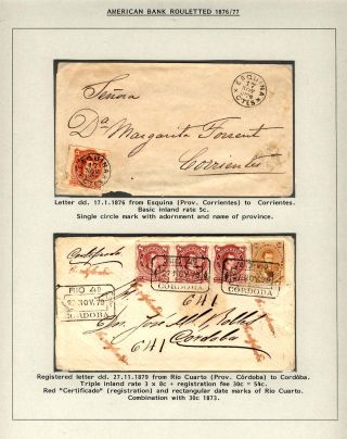 POSTKLASICKÁ VYDÁNÍ ARGENTINY 1867-1890 – list 51