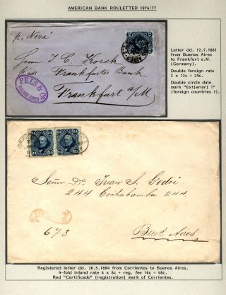 POSTKLASICKÁ VYDÁNÍ ARGENTINY 1867-1890 – list 61