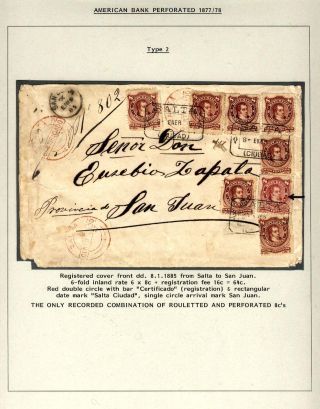 POSTKLASICKÁ VYDÁNÍ ARGENTINY 1867-1890 – list 68