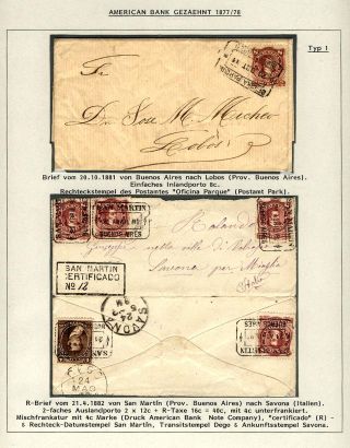 POSTKLASICKÁ VYDÁNÍ ARGENTINY 1867-1890 – list 69