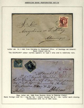 POSTKLASICKÁ VYDÁNÍ ARGENTINY 1867-1890 – list 71