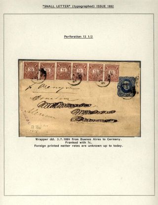 POSTKLASICKÁ VYDÁNÍ ARGENTINY 1867-1890 – list 85