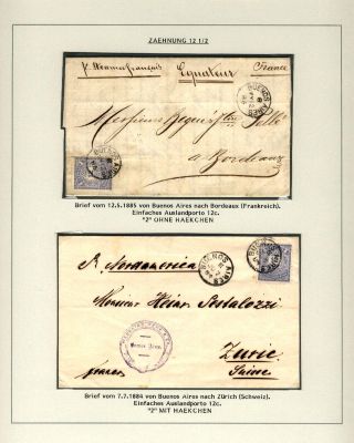 POSTKLASICKÁ VYDÁNÍ ARGENTINY 1867-1890 – list 87