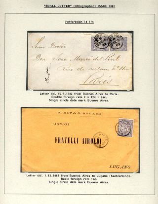 POSTKLASICKÁ VYDÁNÍ ARGENTINY 1867-1890 – list 91
