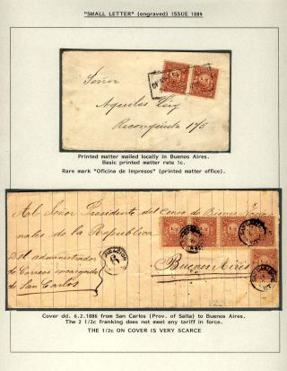 POSTKLASICKÁ VYDÁNÍ ARGENTINY 1867-1890 – list 103