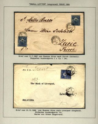 POSTKLASICKÁ VYDÁNÍ ARGENTINY 1867-1890 – list 106