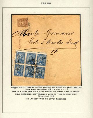 POSTKLASICKÁ VYDÁNÍ ARGENTINY 1867-1890 – list 120